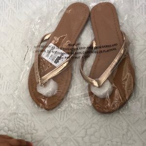 Charlotte Russe thong sandals